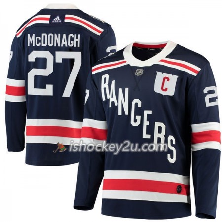 Mænd NHL New York Rangers Trøje Ryan McDonagh 27 2018 Winter Classic Adidas mørkeblå Authentic